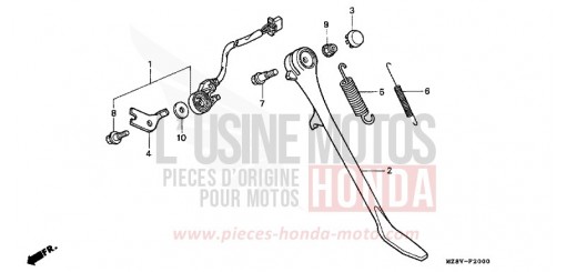 STAND (1) VT600CX de 1999